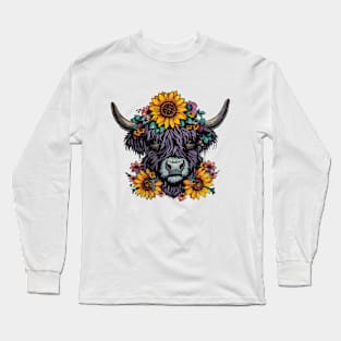 Highland Cow Long Sleeve T-Shirt